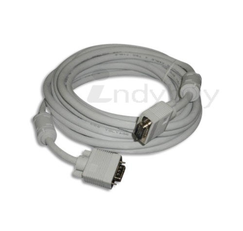 VGA Cable Male To Male 5 Meter 15 PIN Computer Monitor, Projector, PC, TV Cord